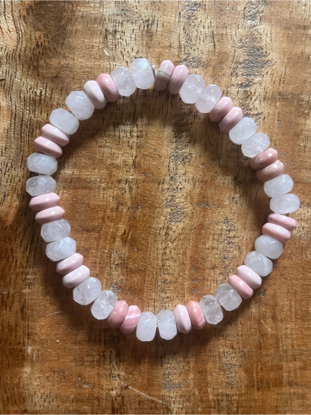 Jay King "Mine Finds” Madagascar Rose Quartz & Peruvian Pink Opal Beaded Stretch